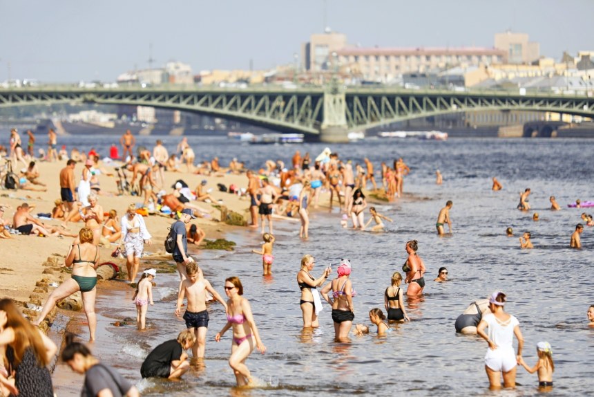 Аномальная жара в Петербурге 2021