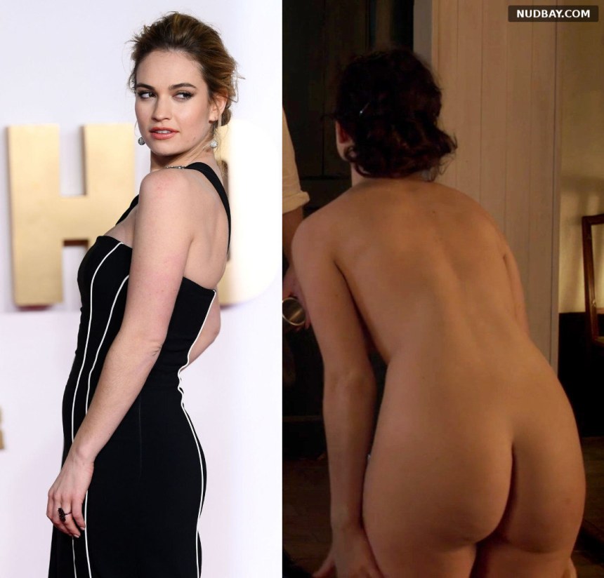 Голая Лили Джеймс (Lily James