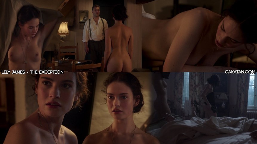 Голая Лили Джеймс (Lily James