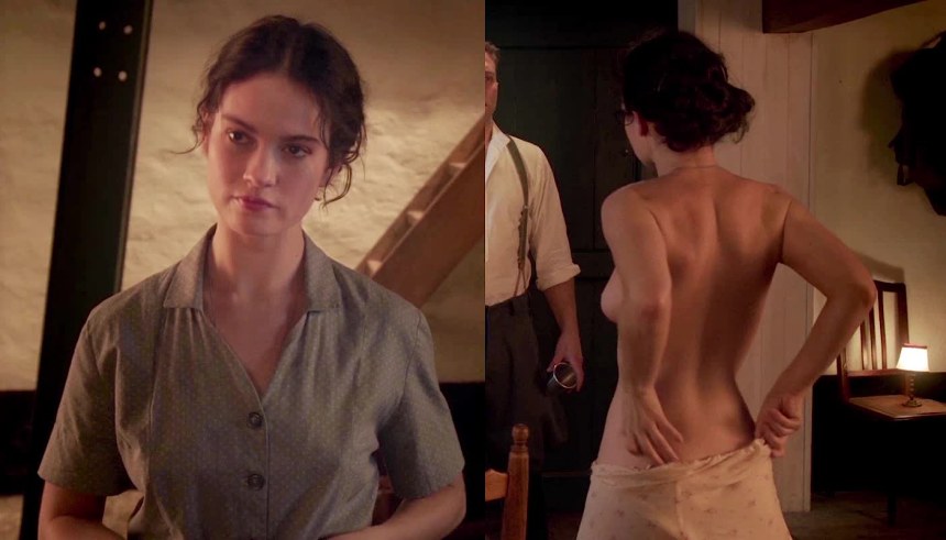 Голая Лили Джеймс (Lily James