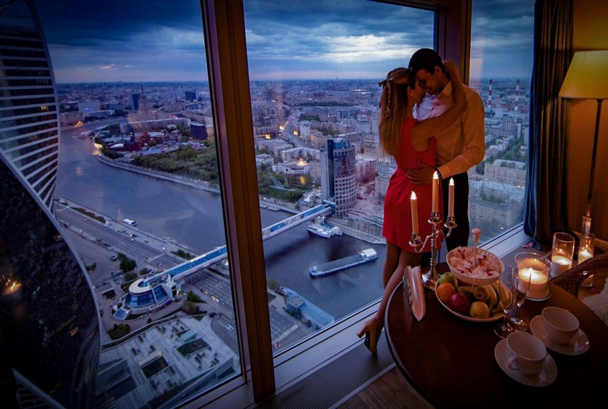 Свидание в Москва Сити Moscow City romantik, Москва