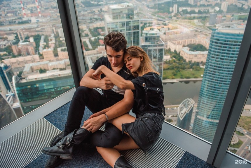 Фотосессия на 89 этаже Москва Сити