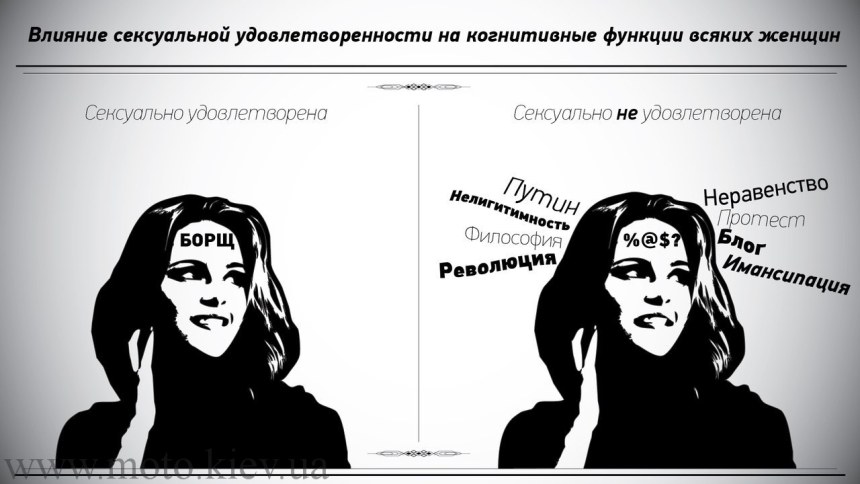 Удовлетворенная женщина борщ