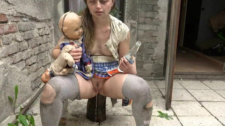 Раздетые беспризорники