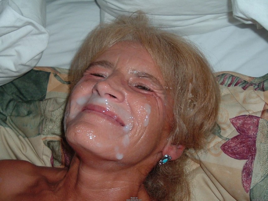 Кончают на лица бабулек