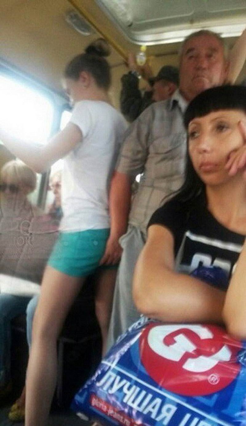 Облапали в общественном транспорте
