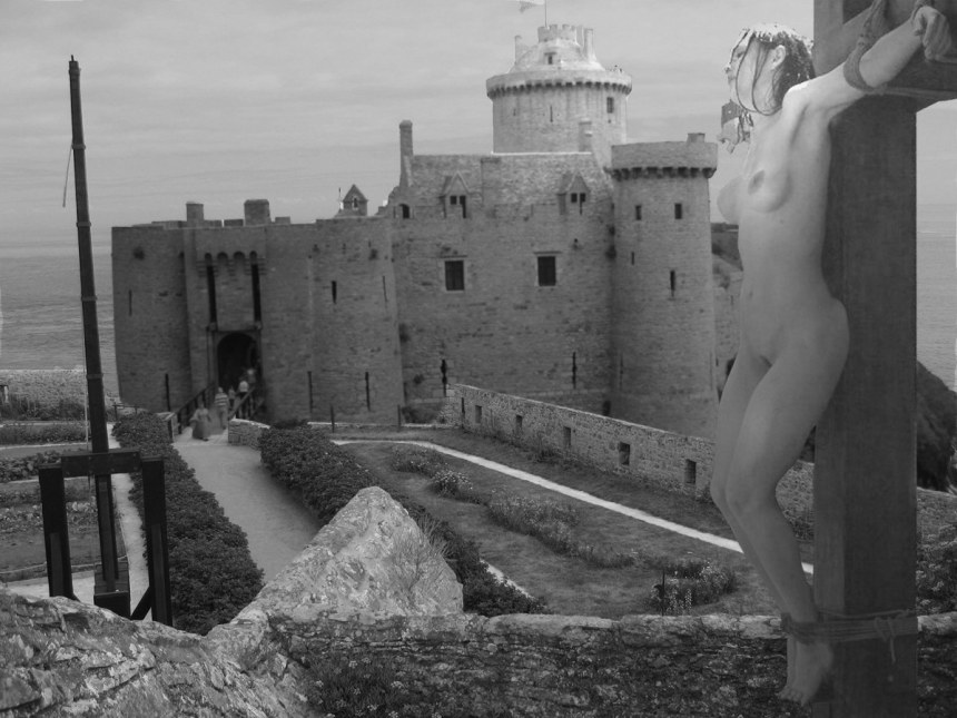 Эротическая фотосессия в замке