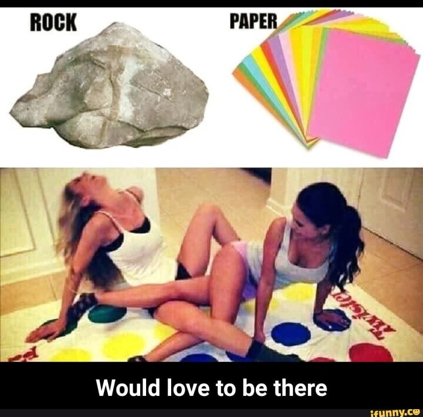 Мем Rock paper