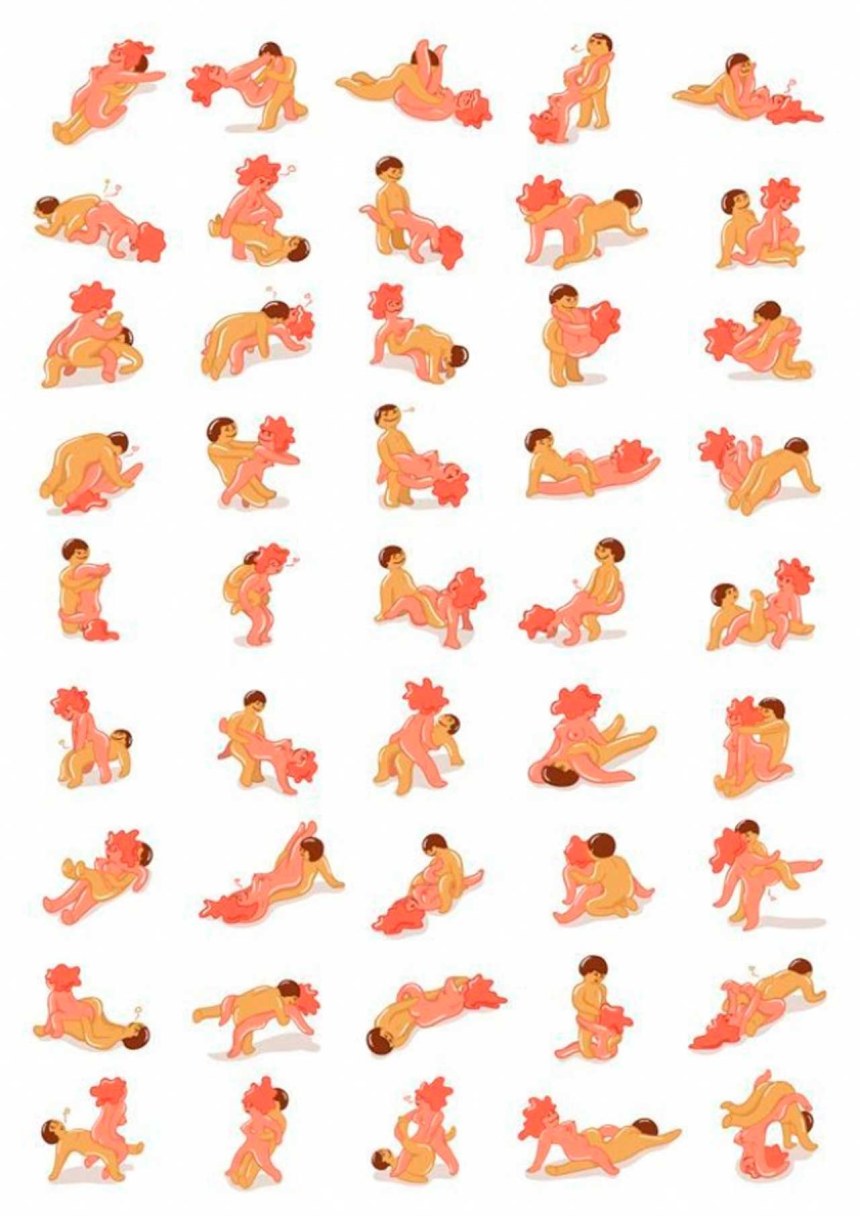 Эротические позы по номерам
