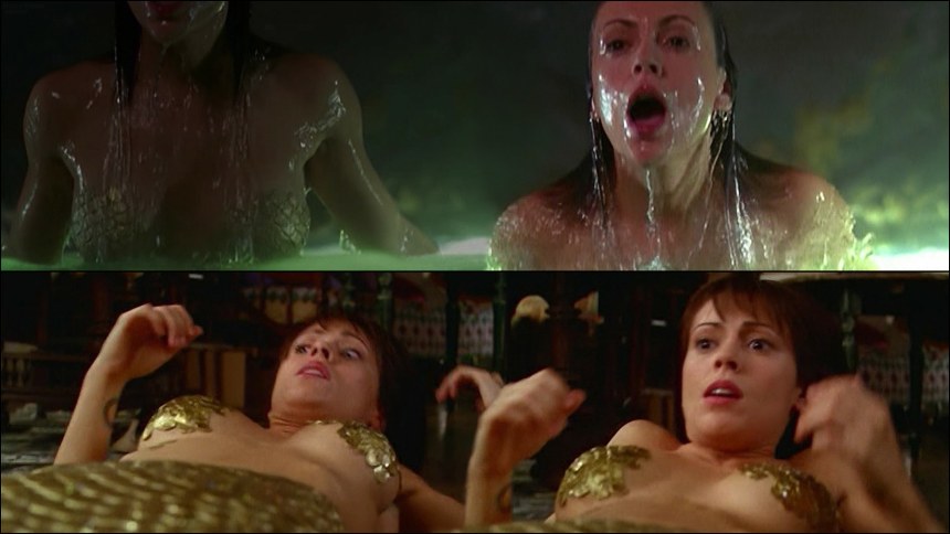 Алисса Милано (Alyssa Milano) голая в сериале «Зачарованные» (2006)
