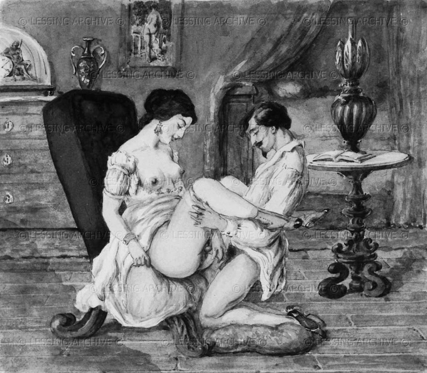 Старинная порнографическая живопись