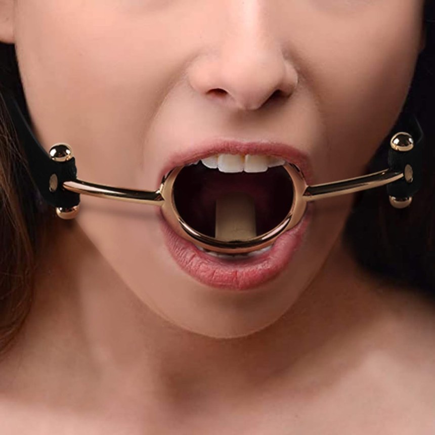 Ring gag ЛОВУШКА для языка xxx
