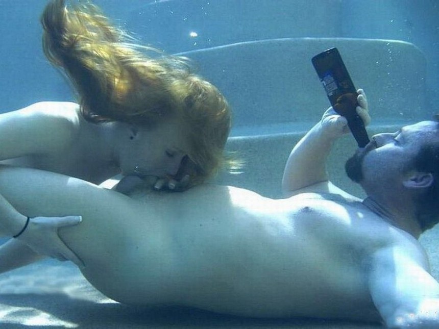 Лесби девушек под водой