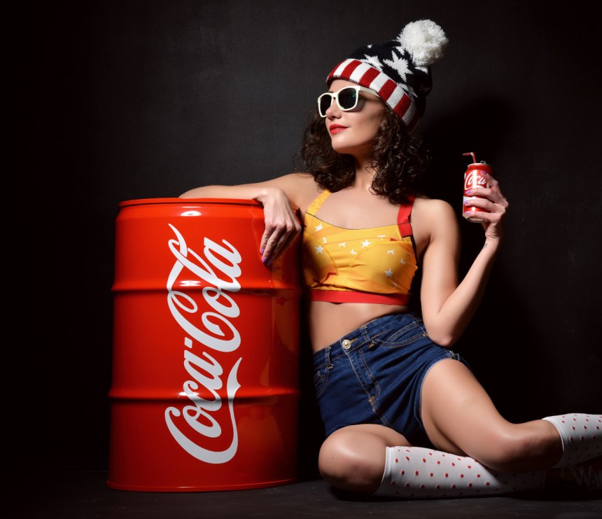 Фотосессия в стиле Coca Cola