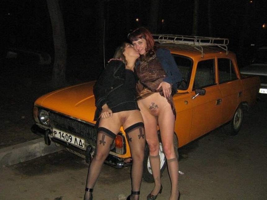 Питерские уличные шалавы