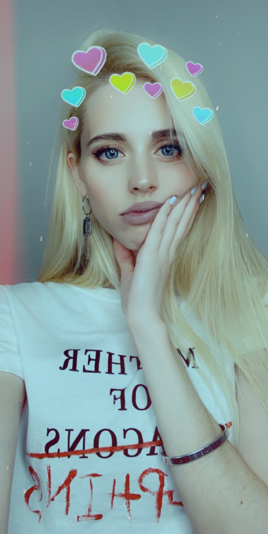 Настя Кош селфи