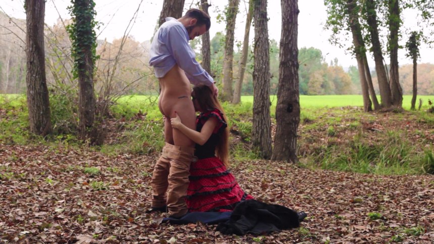 Stacy Snake - fiery hardcore in the Woods Flamenco Dancer needs cock