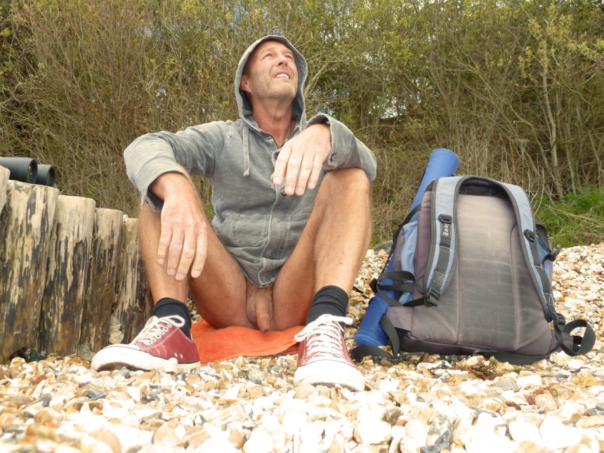Bear Grylls flashing his great cock gay male