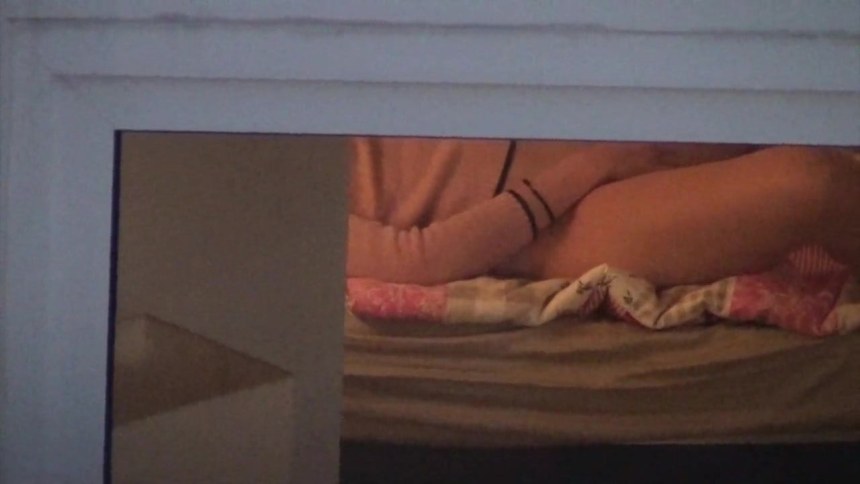 Naked Dutch neighbour caught masturbating in Window Rotterdam